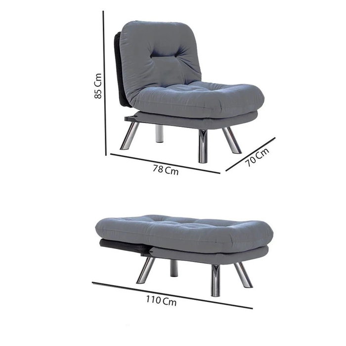 Atelier Del Sofa Misa Small Solo - Gris